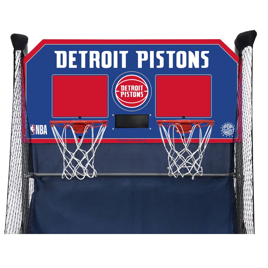 Pop-A-Shot Detroit Pistons Home Dual Shot Basketball Game