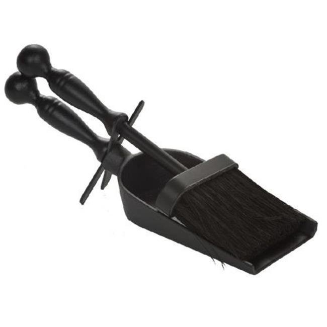 Dagan SB100 Ash Brush & Shovel with Stand, Black