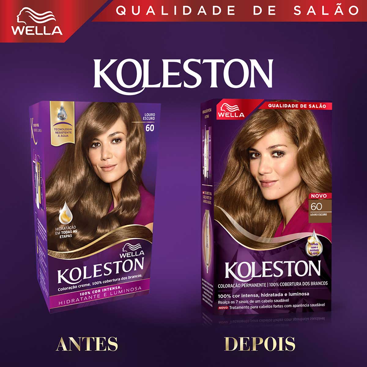 Kit tintura 60 louro escuro Wella Koleston