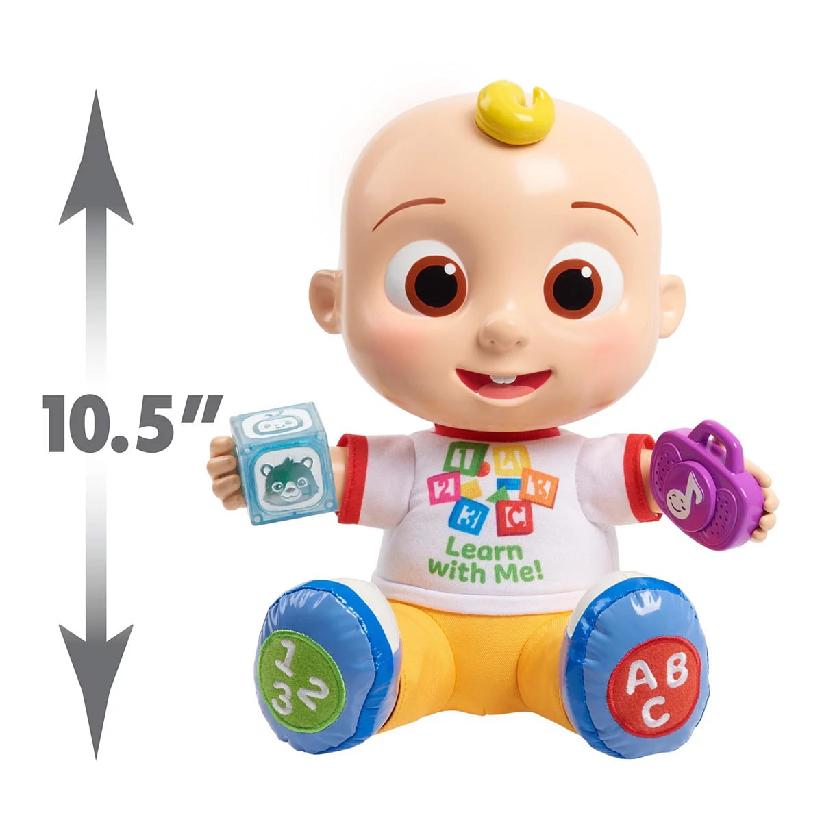 Just Play Cocomelon Interactive Learning JJ Baby Doll