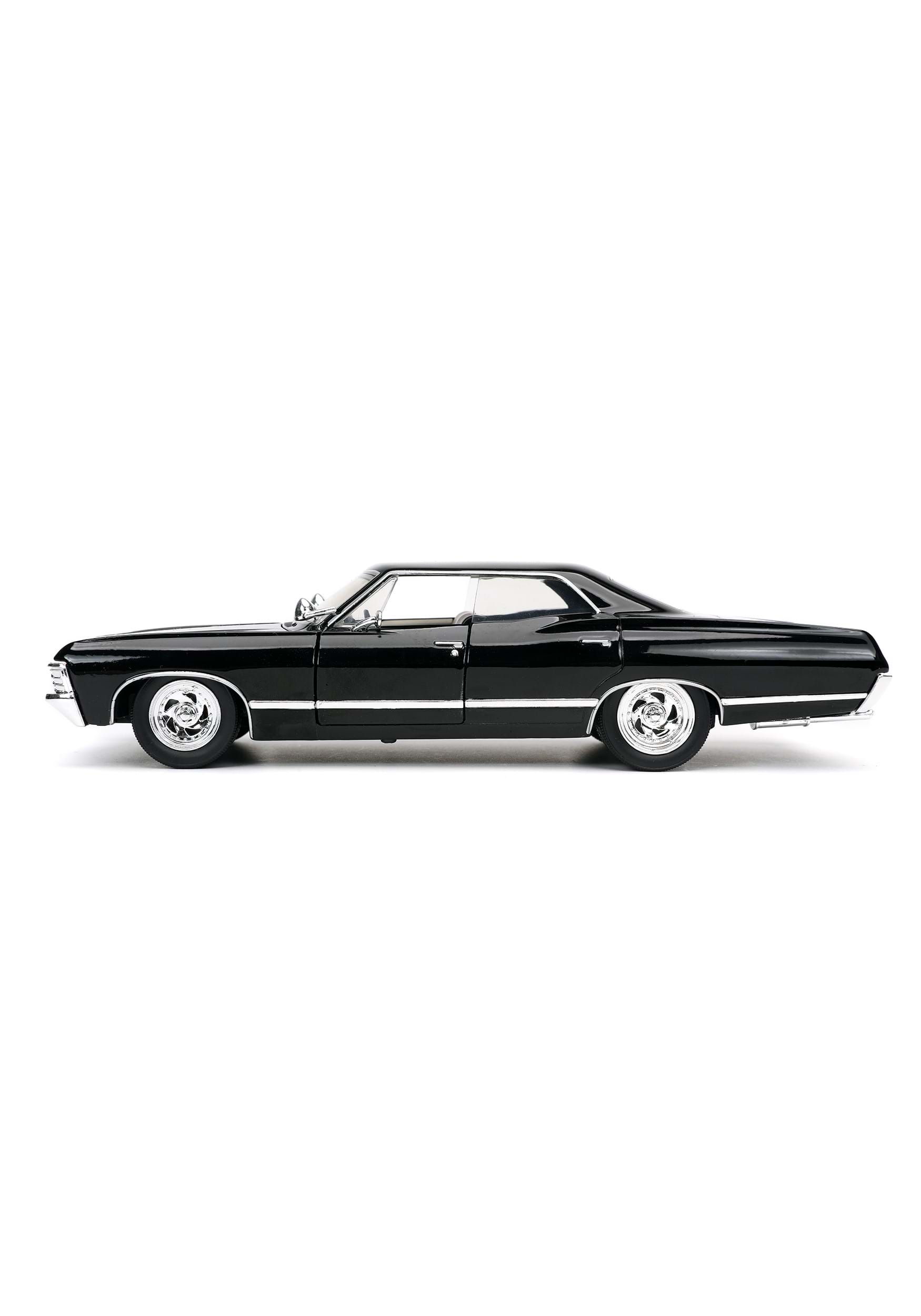 1:24 Hollywood Rides Chevy Impala With Supernatural Dean Winchester Figure