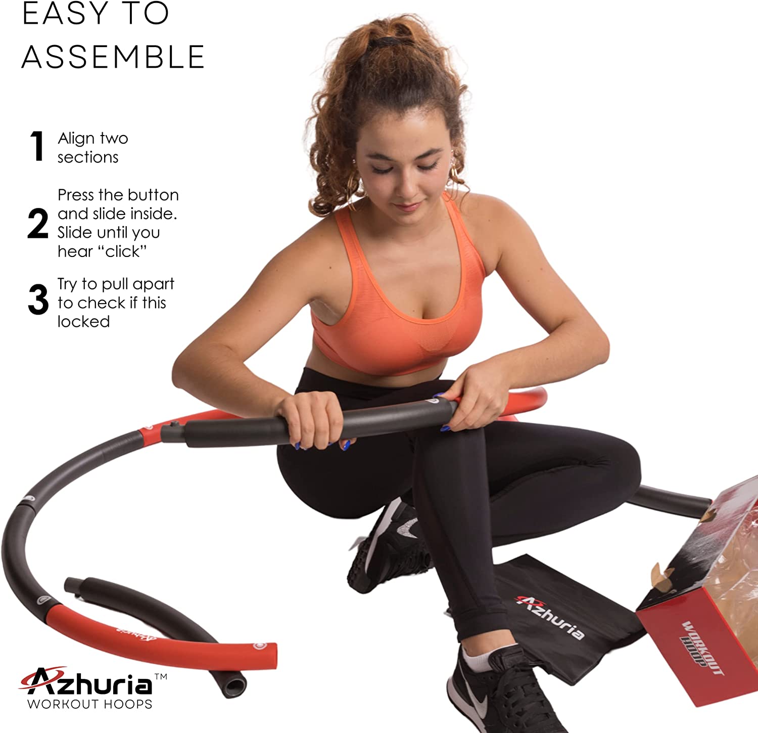 Weighted Hula Hoop Plus Size | 3.2lb Weight， 43in Diameter | Extra Large Hula Hoop for Adults Weight Loss | Easy to Spin， Soft Padding | Exercise Hoop for Beginners and Advanced Hoopers