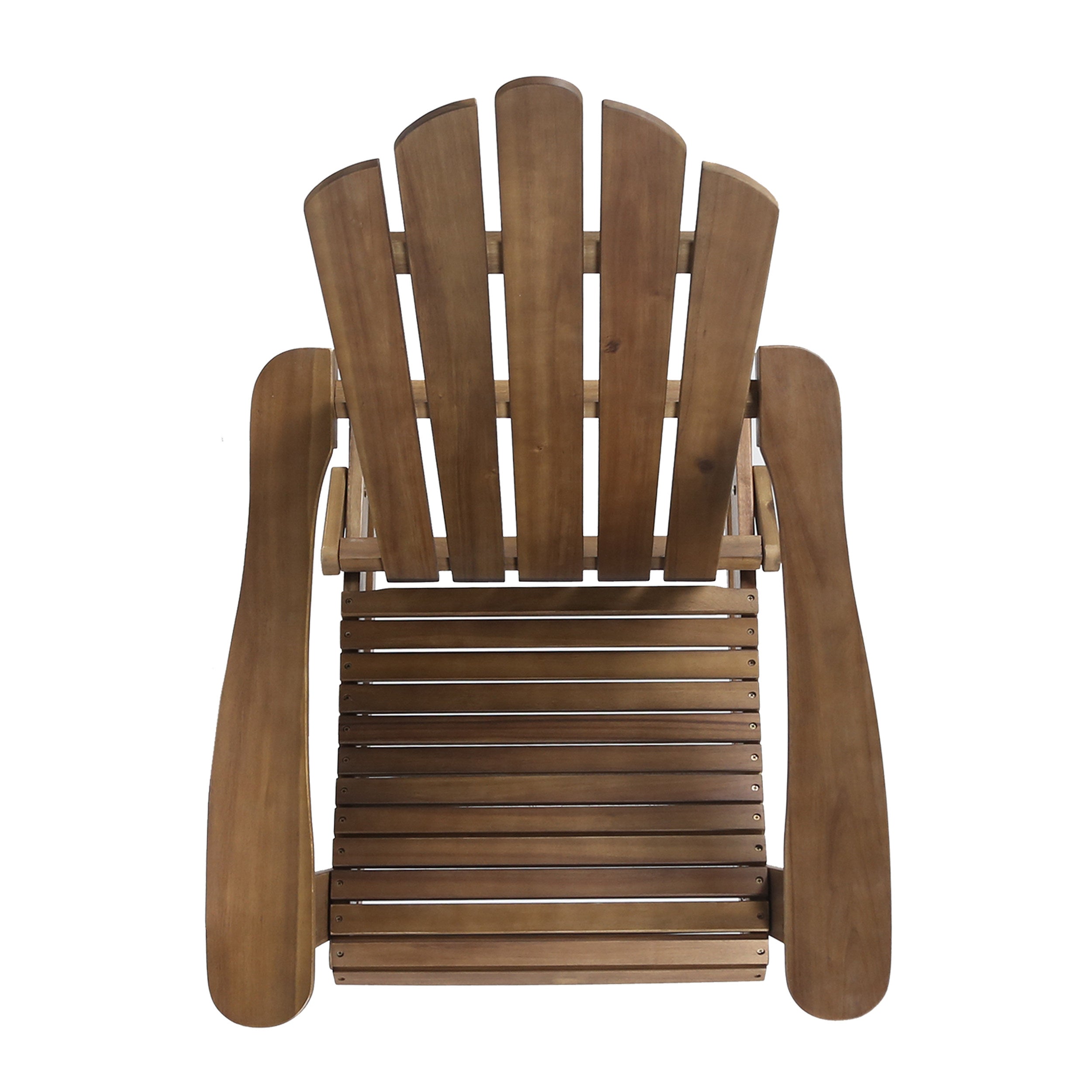 Cara Outdoor Adirondack Acacia Wood Rocking Chair