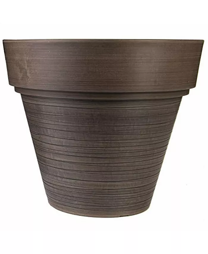 Gardener's Select Gardener Select Wide Rim Flower Planter Brown 11.75