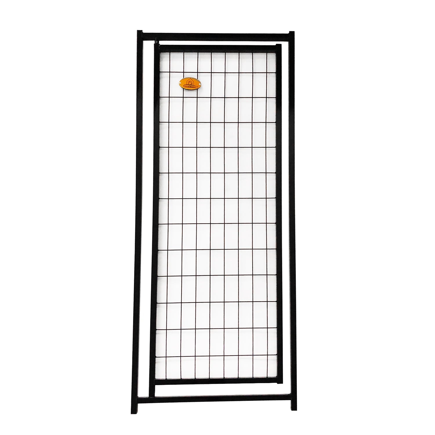 KennelMaster Black Kennel Gate， 22.5