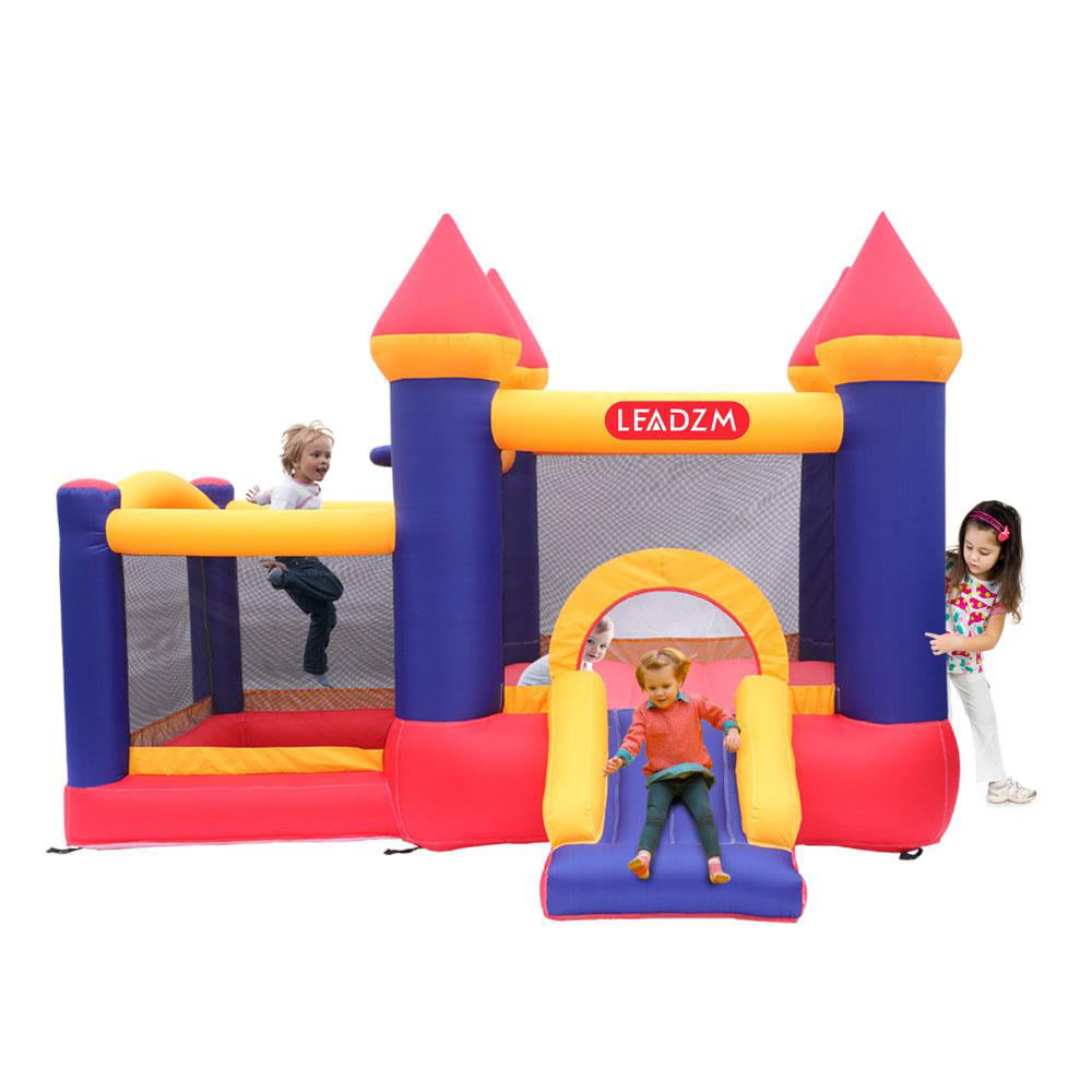 Inflatable Bounce House Slide Moonwalk Bouncy Castle with Air Blower
