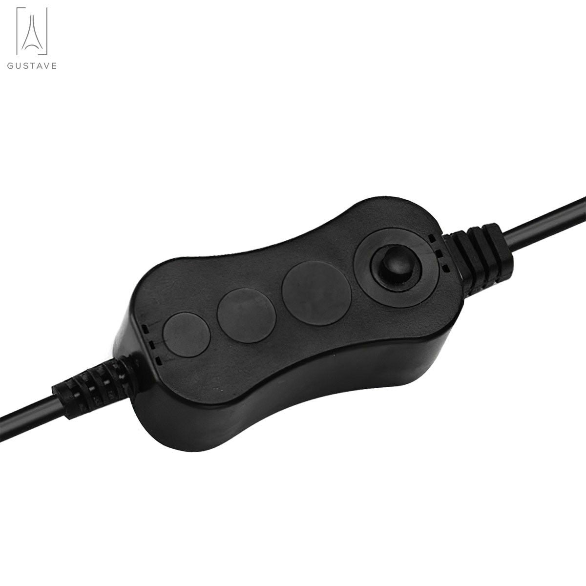 Gustave 10W Super Slim Aquarium LED Light Clip-on Lamp For Fish Tank， Aquatic Plant Lighting -White and Blue Light