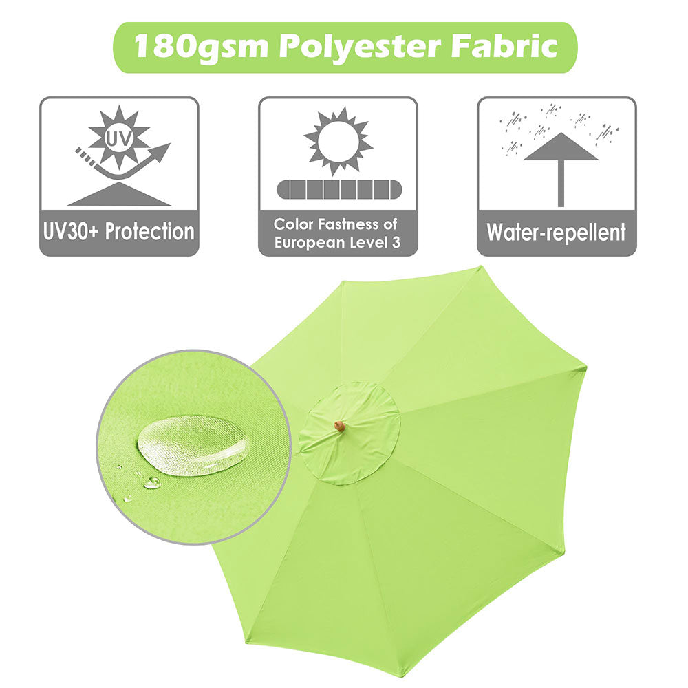 Yescom 13ft Patio Wood Market Umbrella Multiple Colors