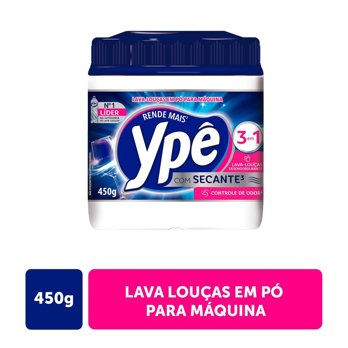 Detergente em Po para Maquina de Lavar Loucas Ype 450g
