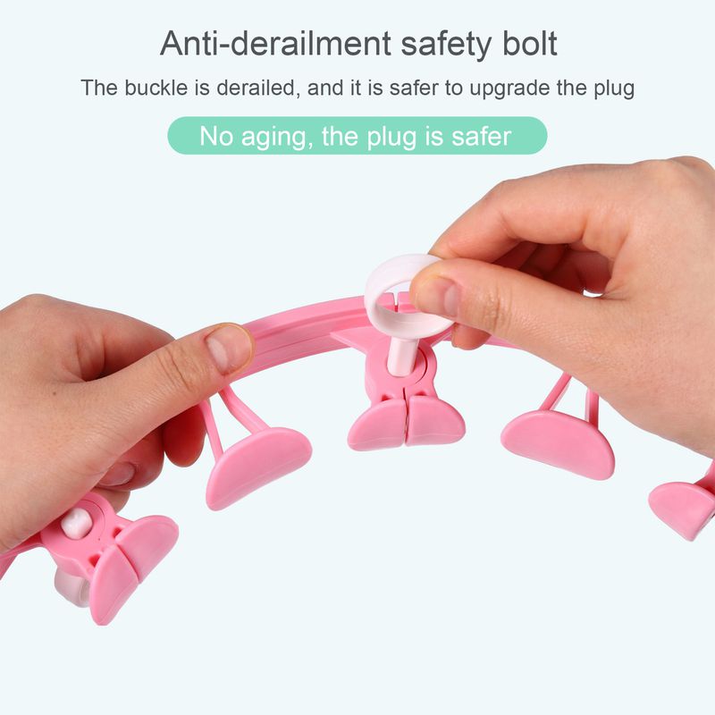 Taicanon Weighted Smart Hoop-2 in 1 Fitness Weight Loss and Massage Hoop， Smart Auto-Spinning Hoop Intelligent Adjustable Fitness Sport Hoop(Pink)