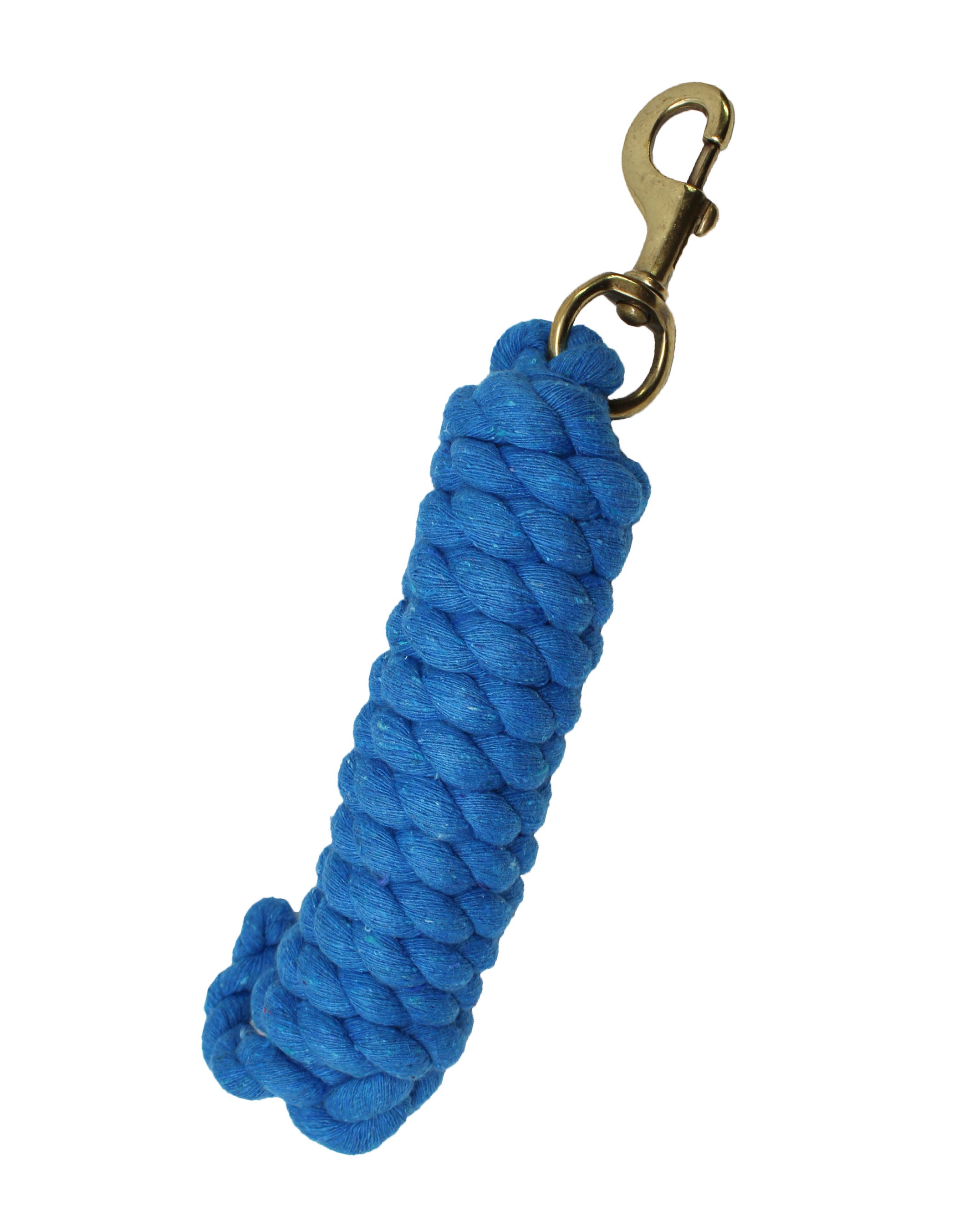 10 ft Horse Halter Cotton Lead Rope Heavy Duty 3/4 Diameter  Brass Snap 60519