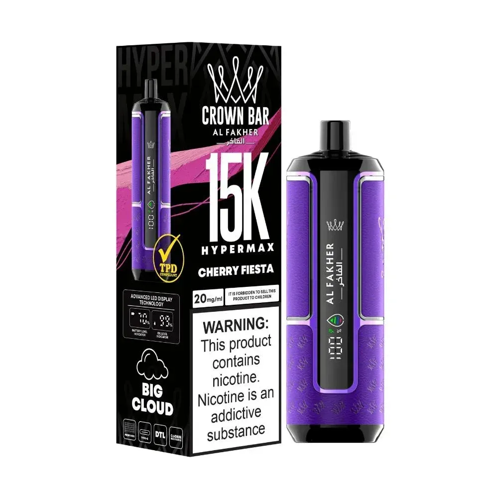 Al Fakher Hypermax Disposable Vape - 15,000 Puffs