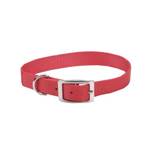Coastal Pet Products 00401 B RED12 Dog Collar， Red Nylon， 5/8 x 12-In.