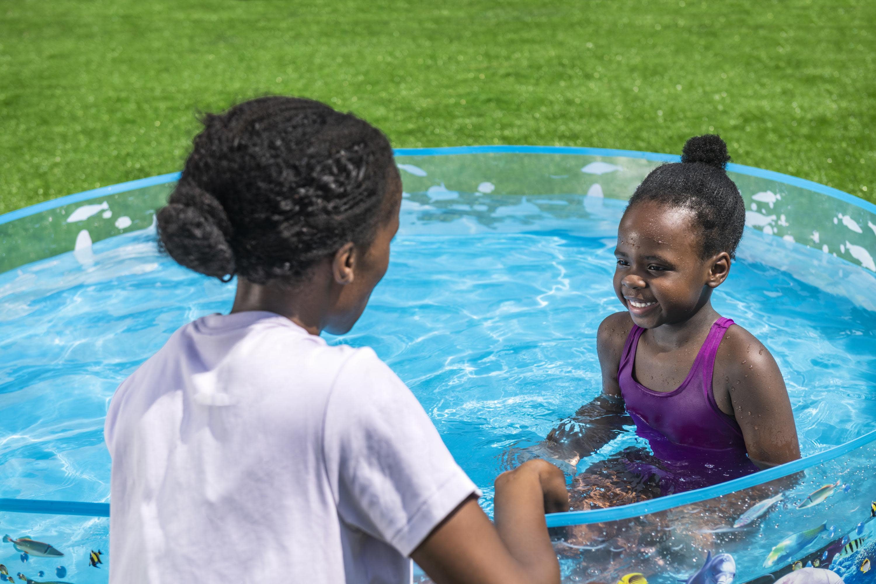 Play Day Round Kiddie Pool 6' x 15