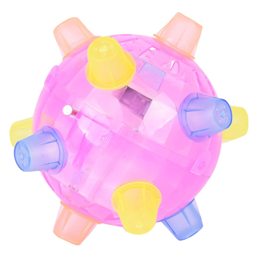 Siaonvr Jump Activate Ball Educational Toy Colorful LED Light Dancing Ball Kid's Gift
