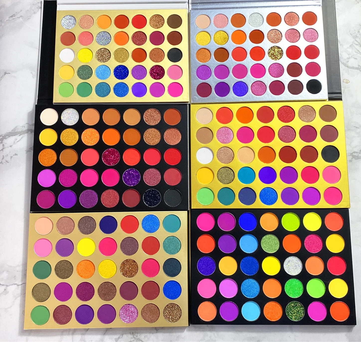 Private Label 35 Colors Eyeshadow Palette Makeup High Pigmented Makeup Eyeshadow Palette