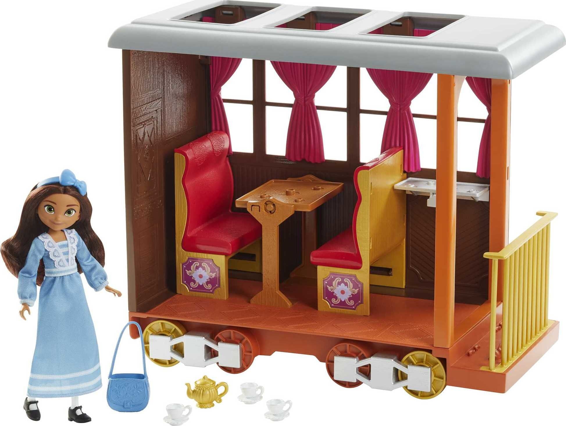Spirit Untamed Lucky's Train Home Playset With Lucky Doll, Train & Play Pieces