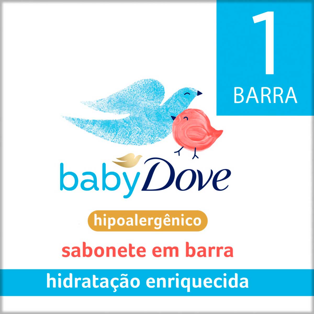 Sabonete em Barra para Bebe Dove Baby Hidratacao Enriquecida 75g