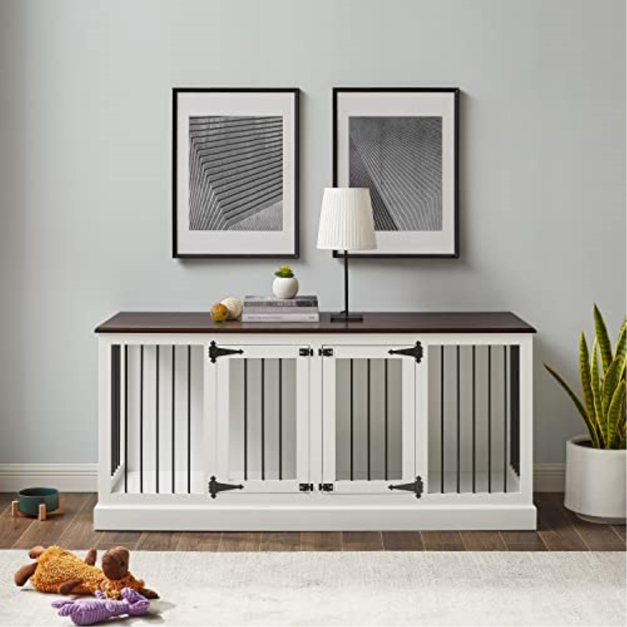 Crosley Winslow Medium Credenza Pet Crate