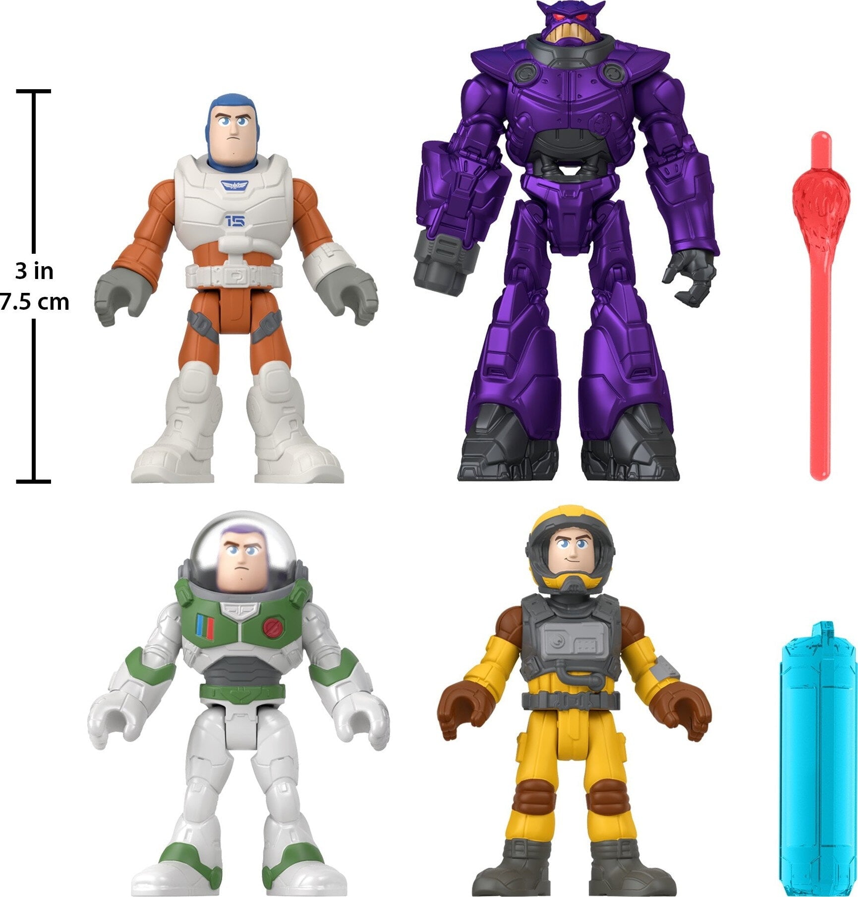 Disney and Pixar Lightyear Imaginext Buzz Lightyear Mission Multipack 6-Piece Figure Set