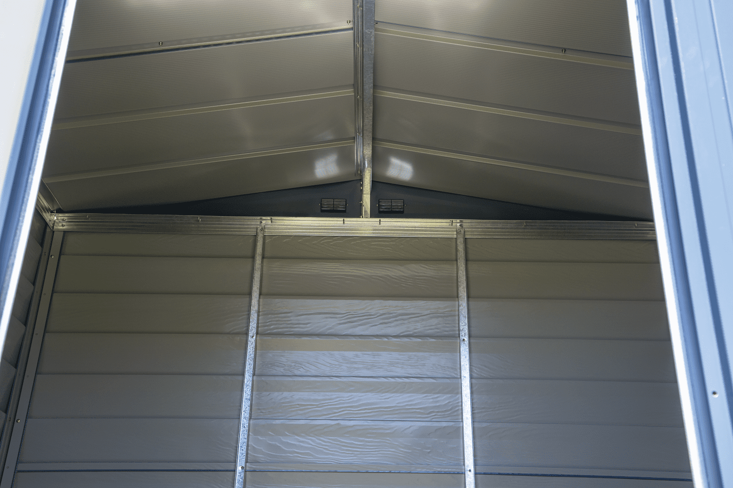 Arrow SCG67BG 6 x 7 ft. Arrow Select Steel Storage Shed, Blue Grey