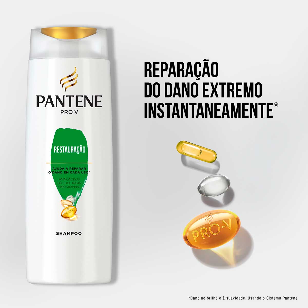 Kit Shampoo 350ml + Condicionador 175ml Pantene Pro-V Restauracao