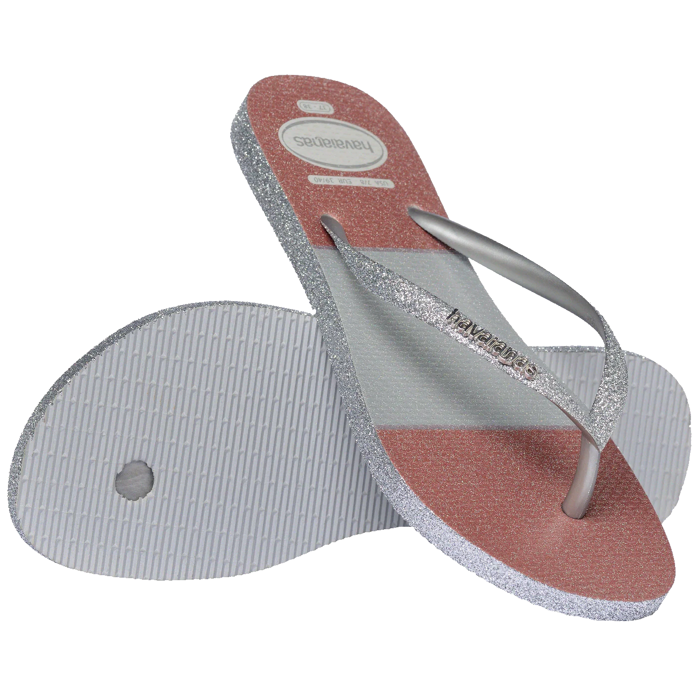 Chinelo Havaianas Slim Glitter Glam