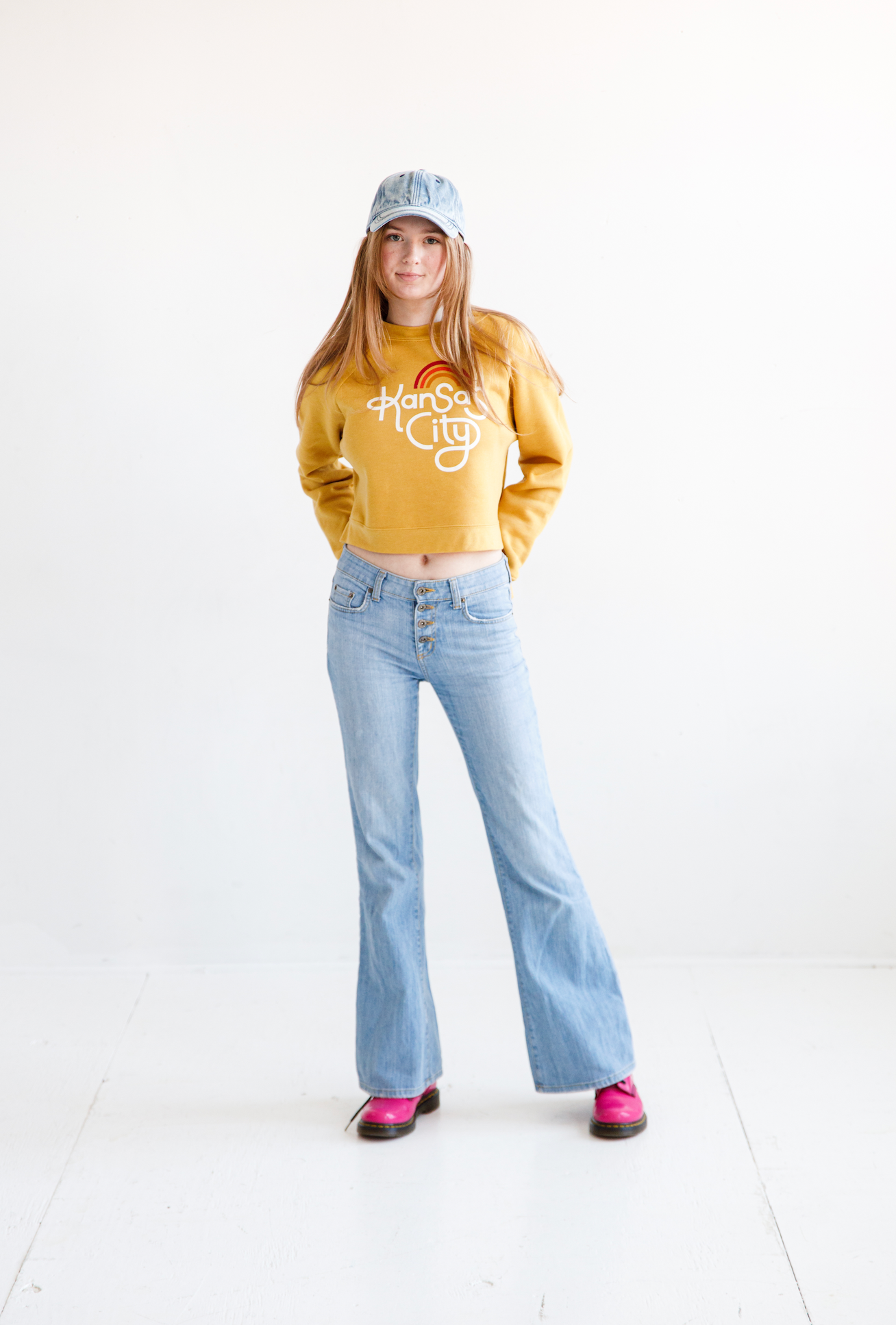 Retro Kansas City Cropped Sweatshirt