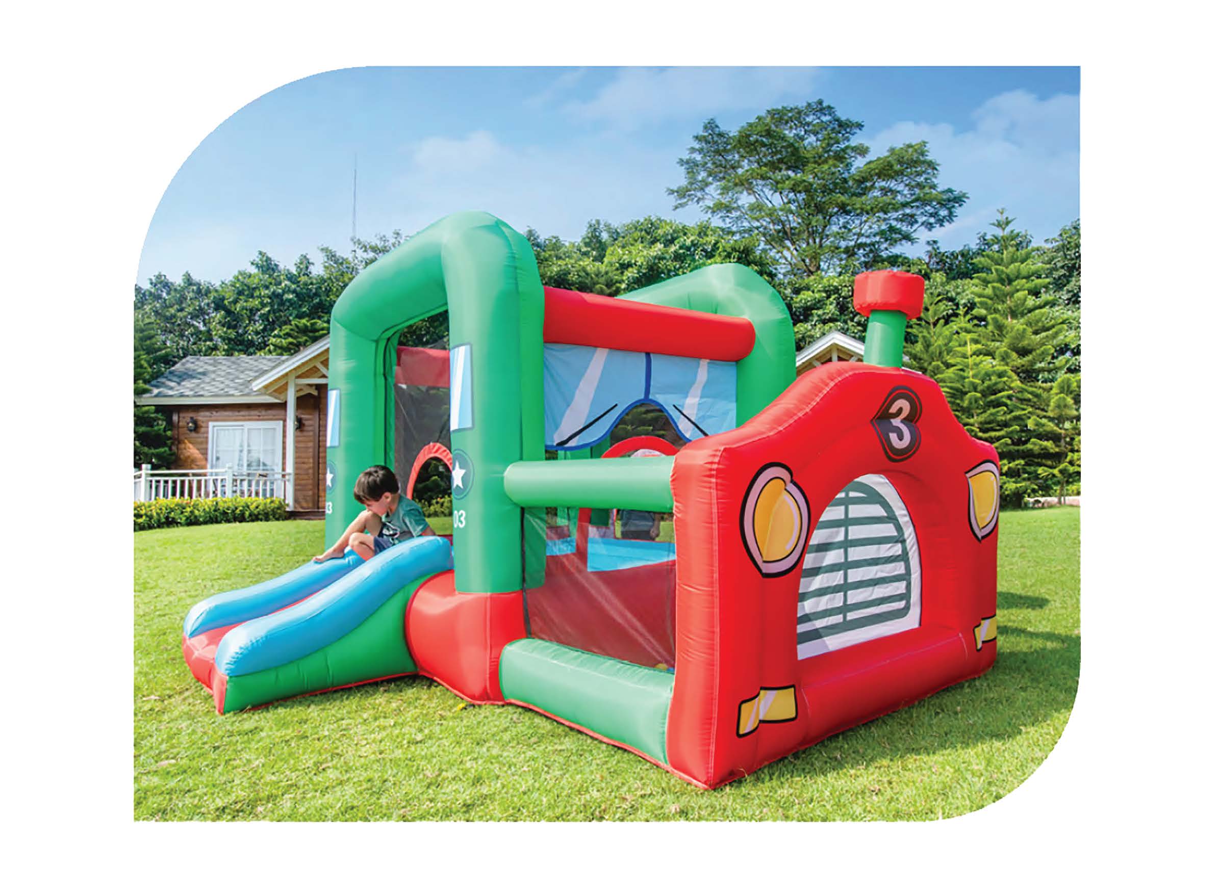 CocoNut Castles Big Rig Truck Bouncy Castle