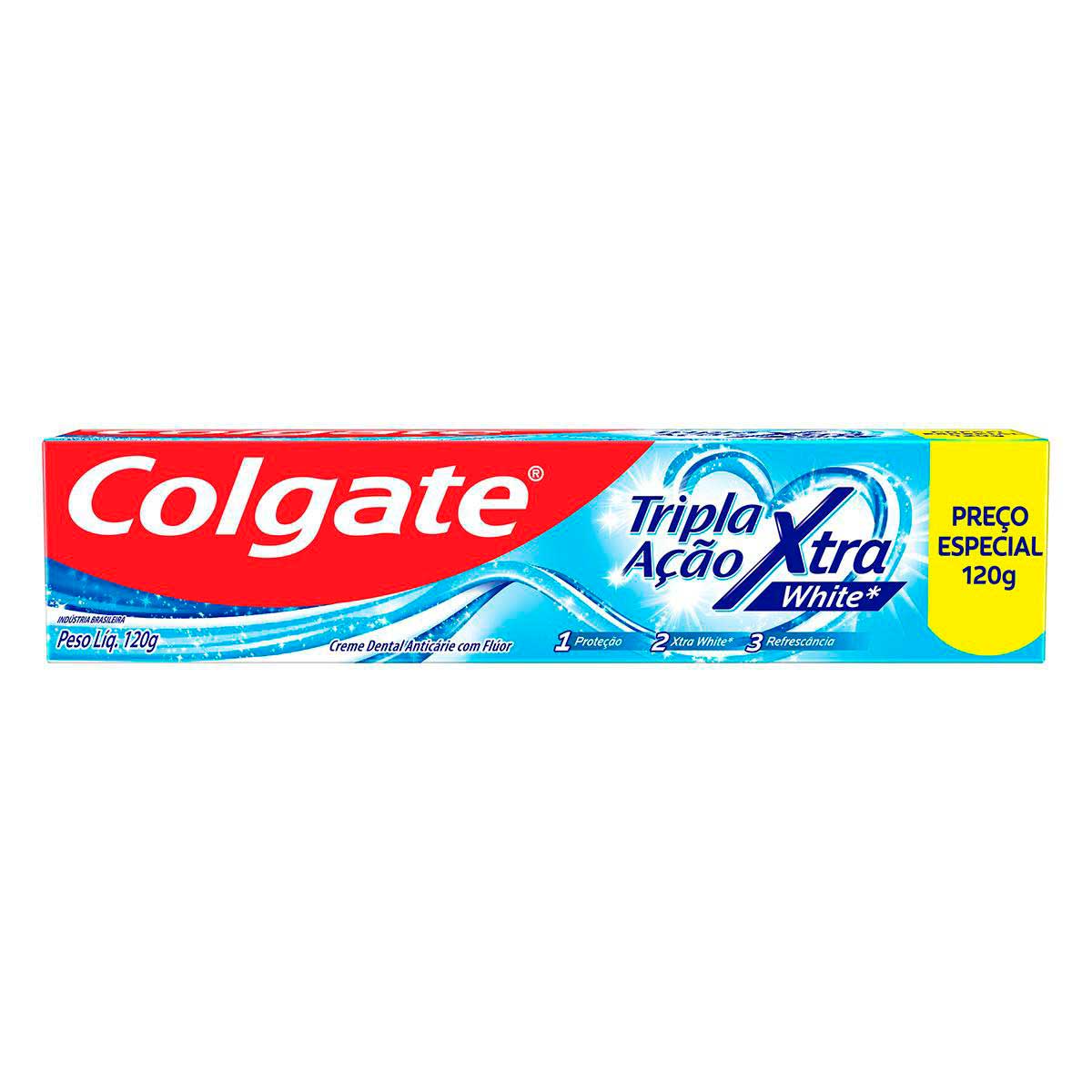 Creme Dental Colgate Tripla Acao Xtra White 120 g