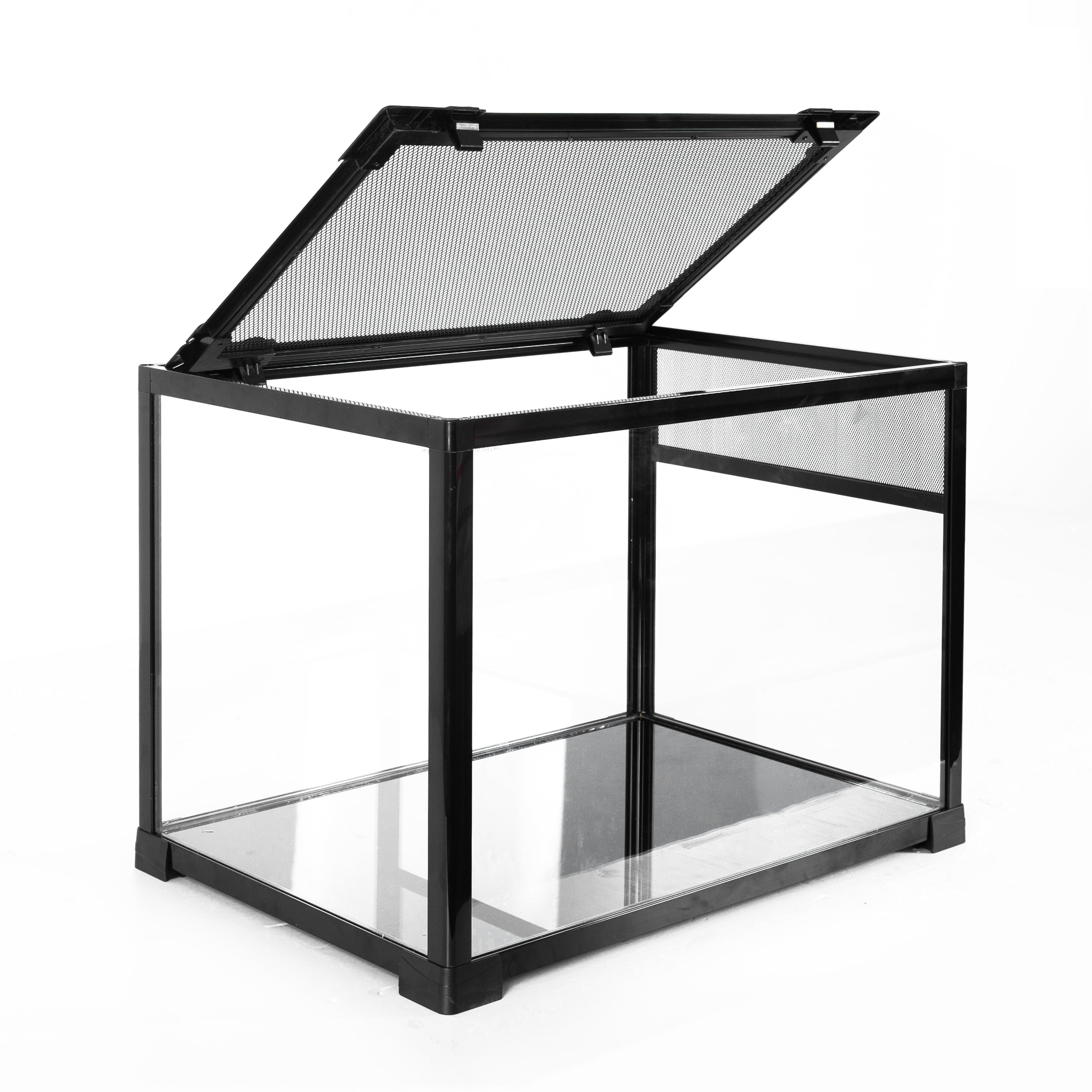 REPTI-ZOO 2 In 1 Knock Down Reptile Terrarium， Size 24L×16W×16H