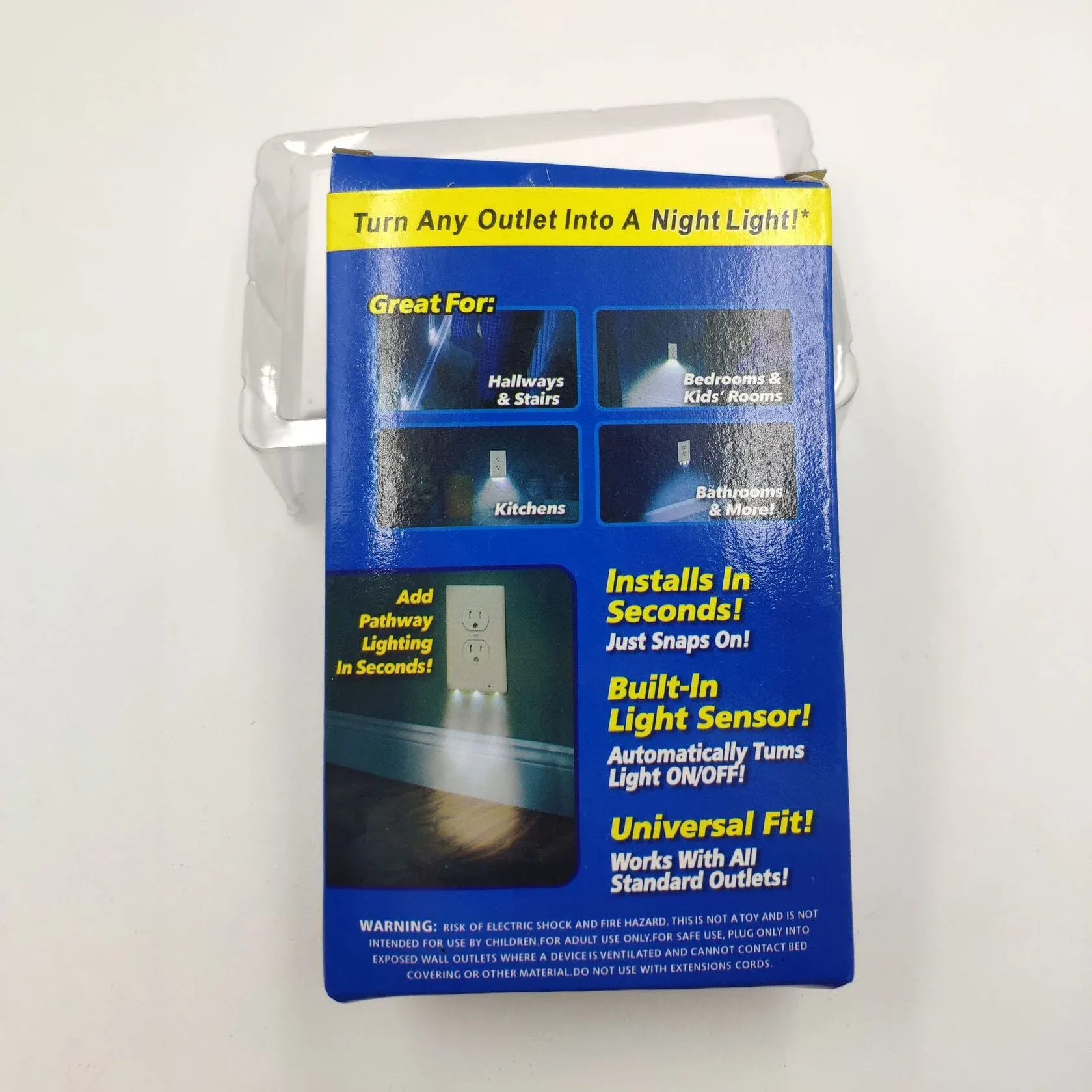 🔥 BIG SALE - 48% OFF🔥Outlet Wall Plate With Night Lights-No Batt