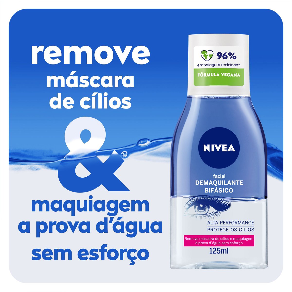 Demaquilante Bifasico NIVEA 125ml