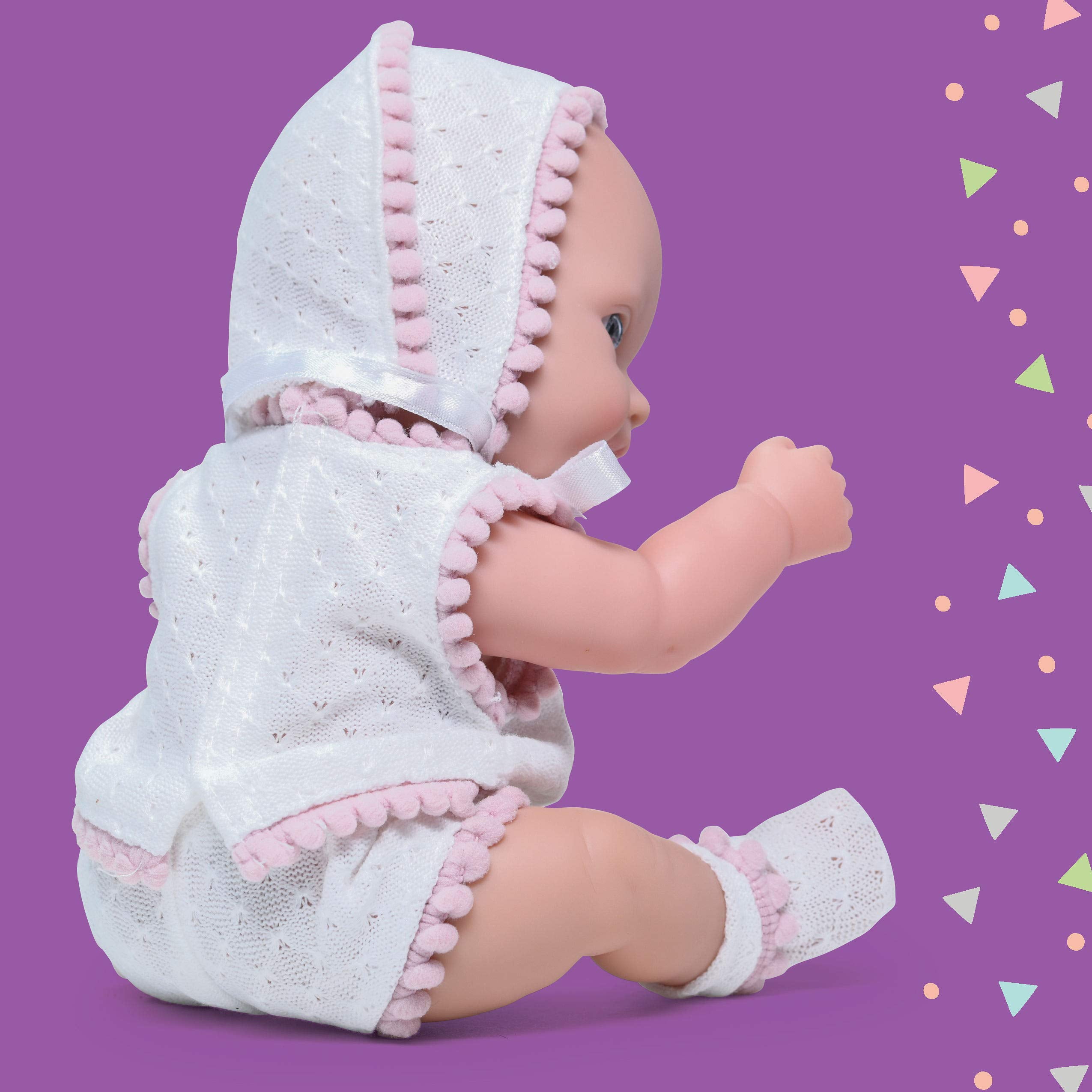 Litti Pritti Baby Dolls Set Realistic With Bottle, Baby Dolls Feeding Set & Outfit, Dolls for 2 Year Old Girls, Great Gift