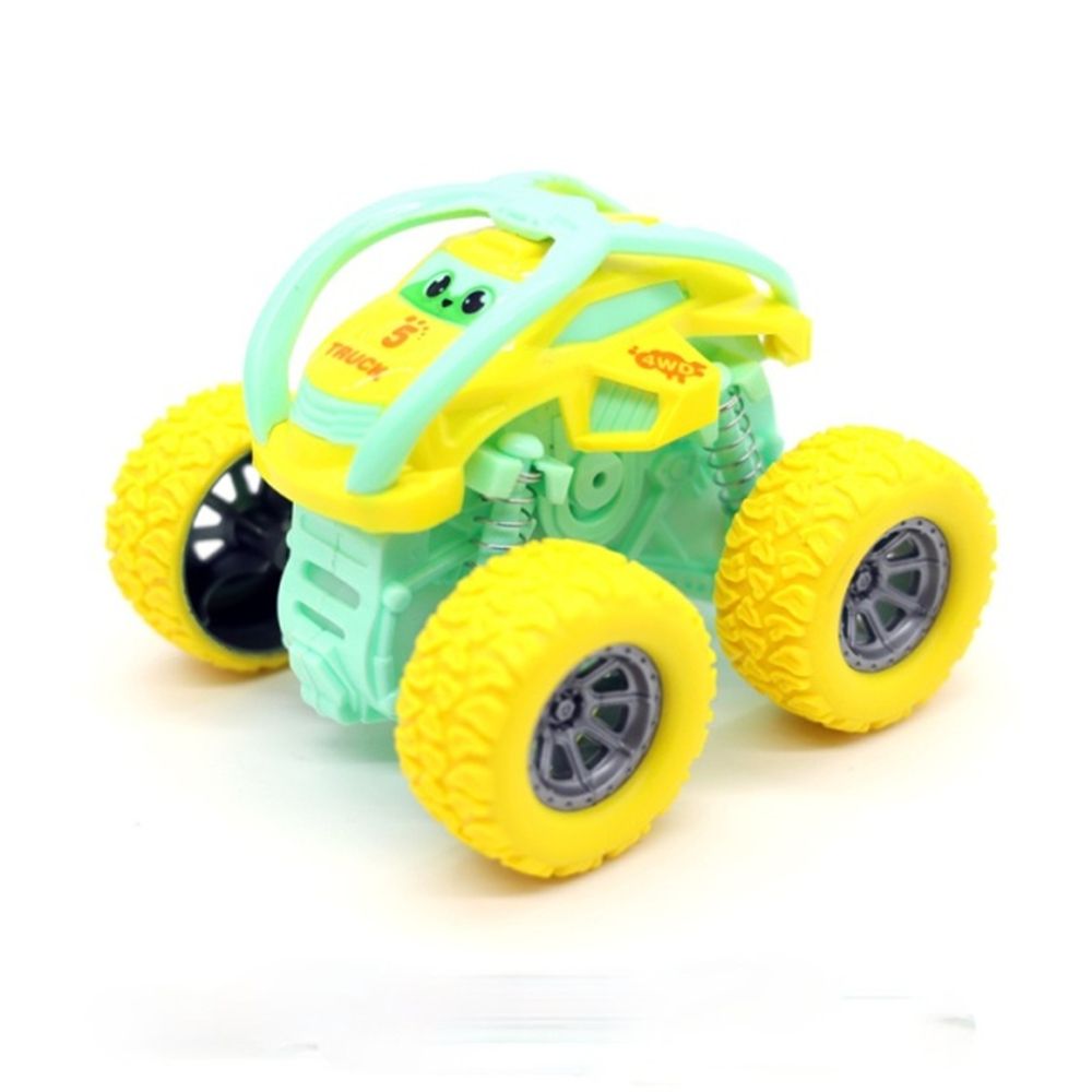 Car Model 4 Wheels Racing Game Dinosaur Off-road Vehicle Police Car Inertia Car Toy Toy Vehicles Pullback Car Action Figure MALONKA YELLOW
