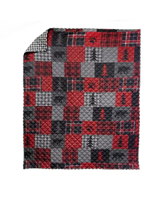 American Heritage Textiles Red Forest Quilt Collection， Accessories
