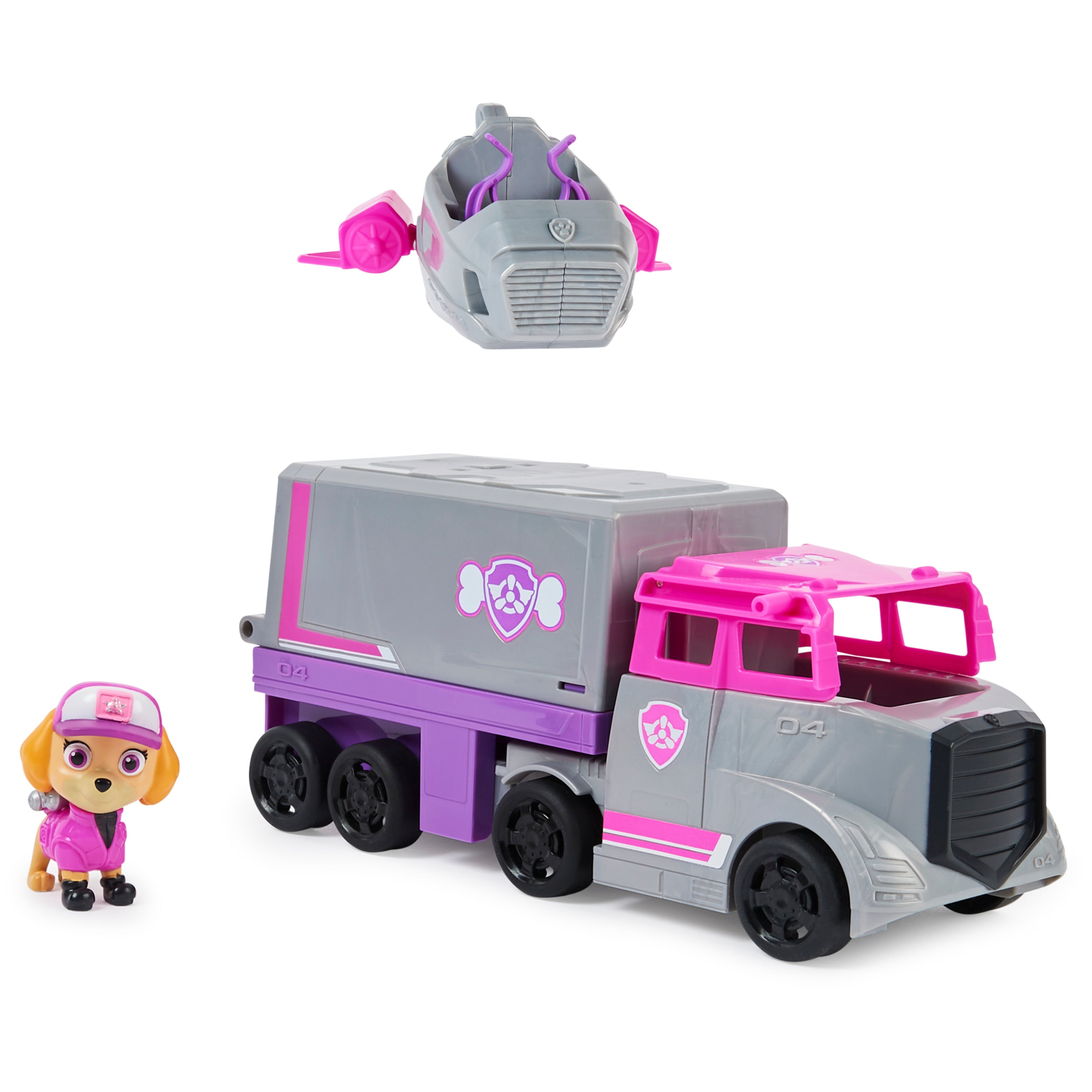 PAW Patrol， Big Truck Pup’s Skye Transforming Vehicle and Figure