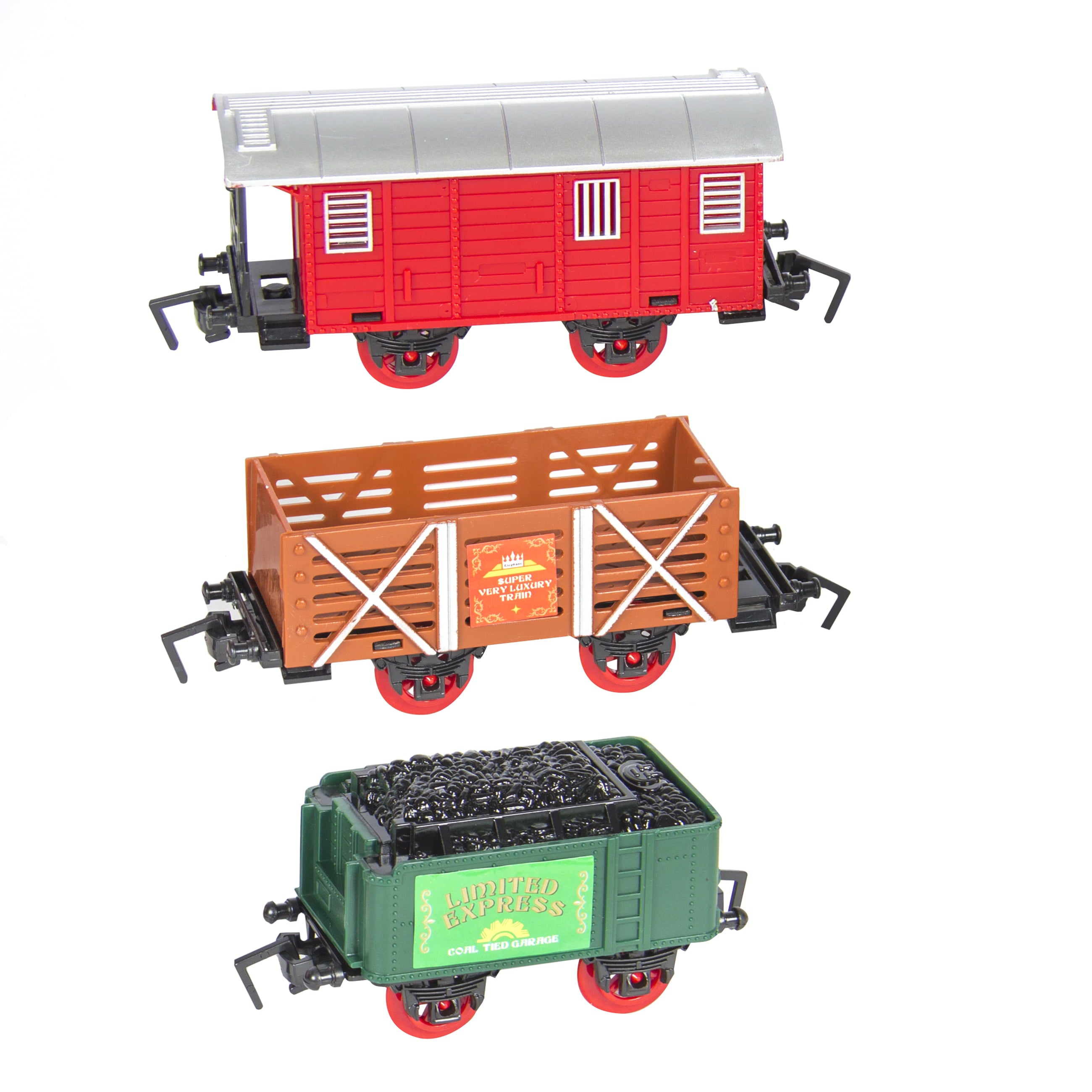 Best Choice Products Kids Classic Electric Railway Train Car Track Play Set Toy w/ Music， Lights
