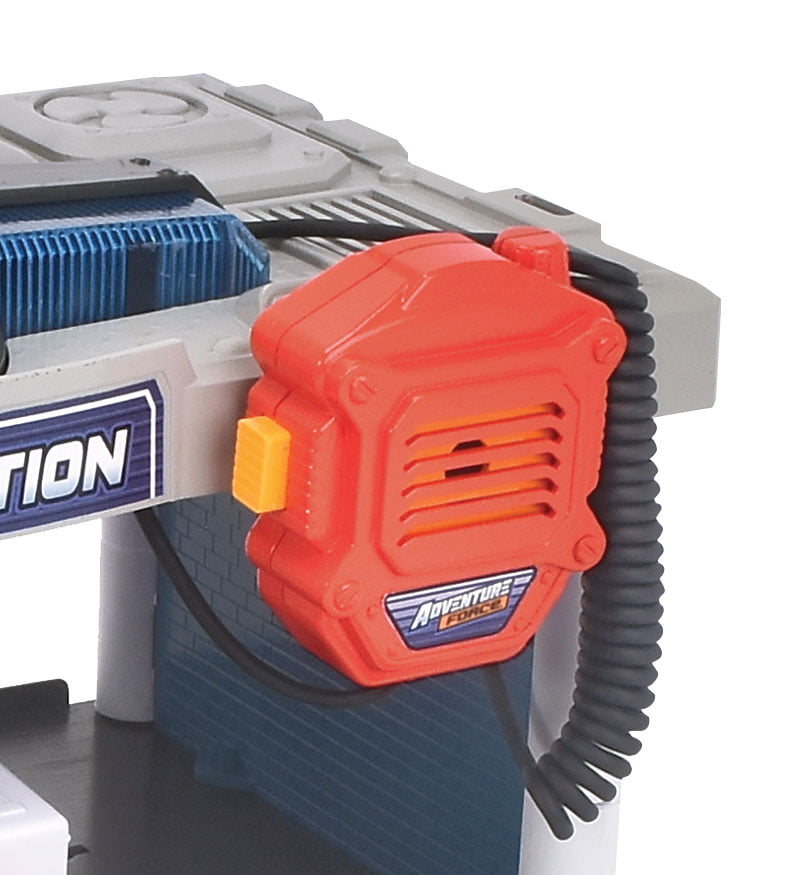 Adventure Force Rescue Station Freewheel Vehicle Playset， Lights and Sound， 3 Vehicles Included， Children Ages 3 and Up