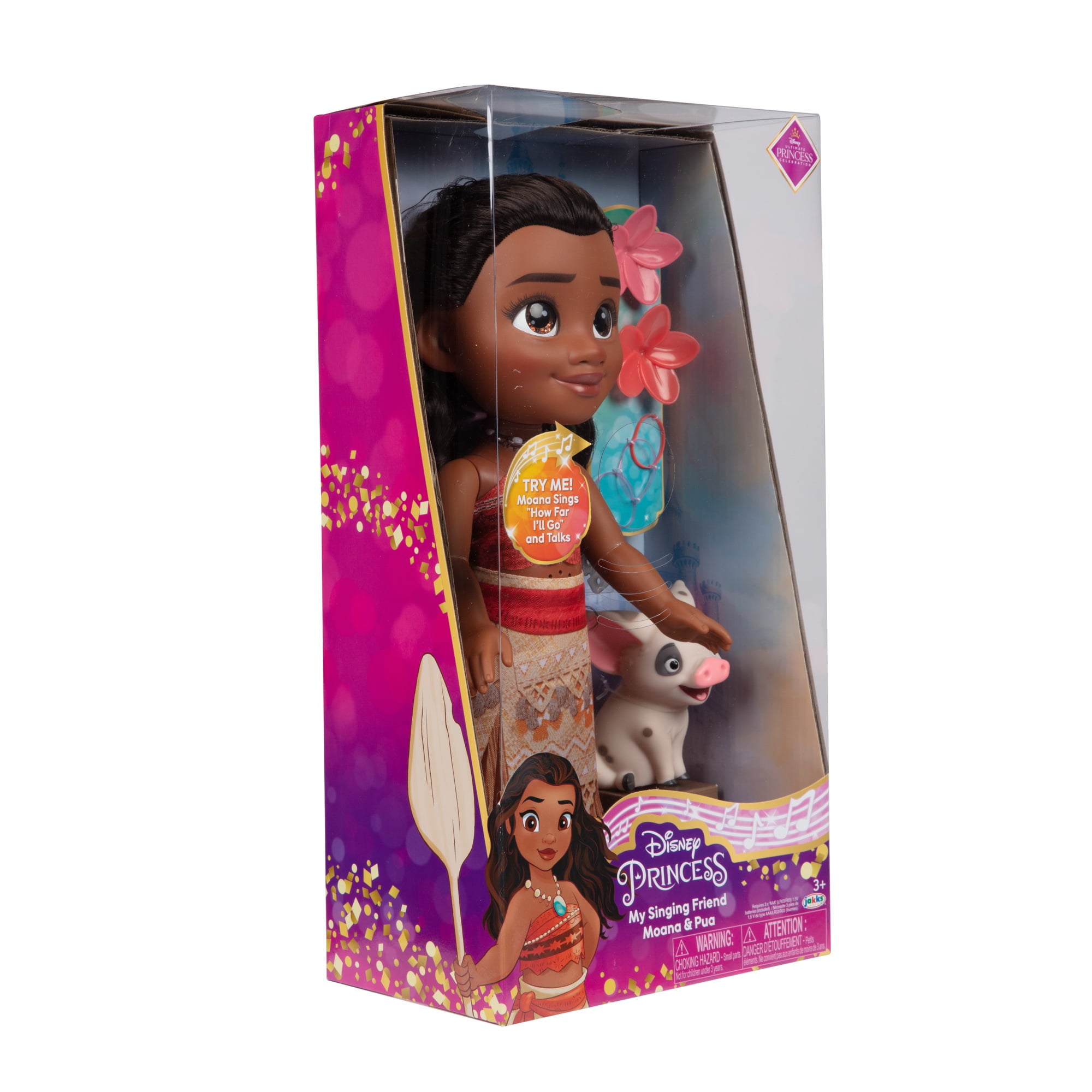 Disney Princess My Singing Friend Moana Toddler Doll with Pua