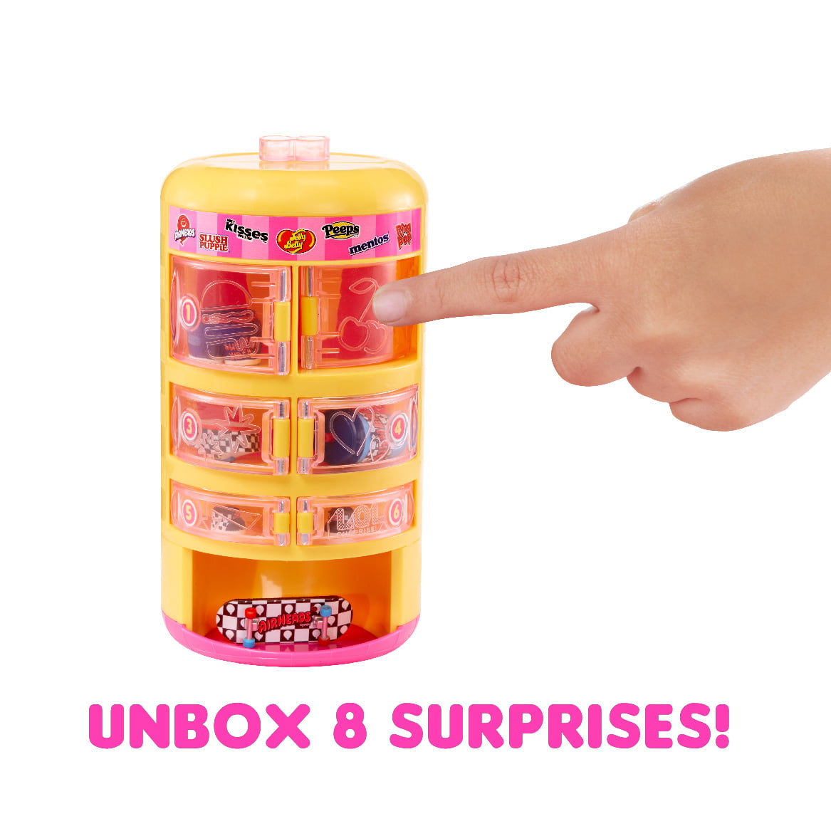 LOL Surprise Loves Mini Sweets Surprise-O-Matic Series 2 with 8 Surprises, Accessories, Limited Edition Doll, Candy Theme, Collectible Doll - Great Gift for Girls Age 4+