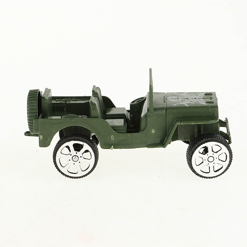 10pc Car Vehicle Models Toy Soldier Action Figure Accessories