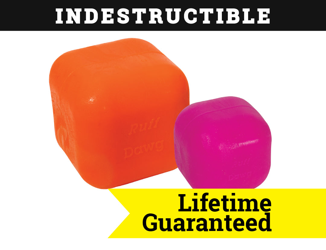 Dawg Cube Rubber Dog Toy By RuffDawg