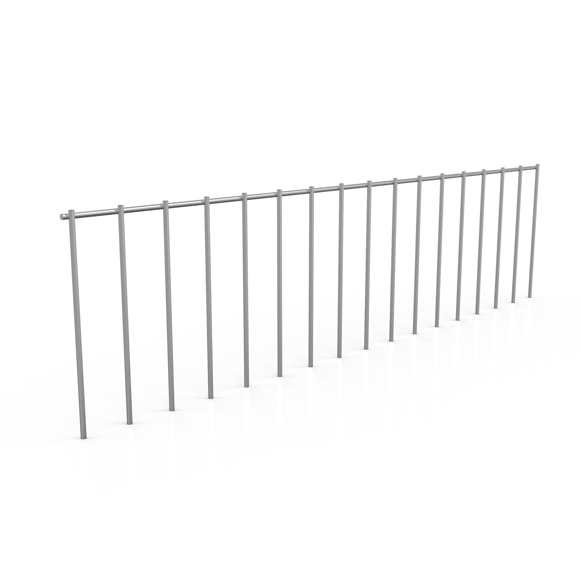 Dig Defence 25 Pack No-Dig Small/Medium Animal Barrier Fence 8" L x 32" W Galvanized Steel
