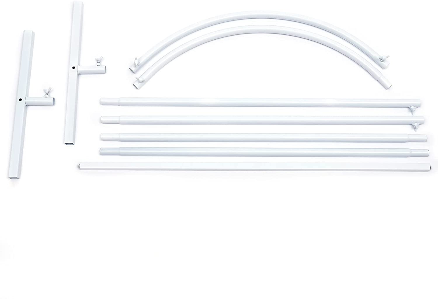 Aohuada Iron Metal Wedding Arch Metal Garden Arbors Wedding Arch Decorations,Outdoor Indoor Pergola Reconfigurable & Easy-to-Assemble for Wedding Party Decorations Garden Climbing Plants