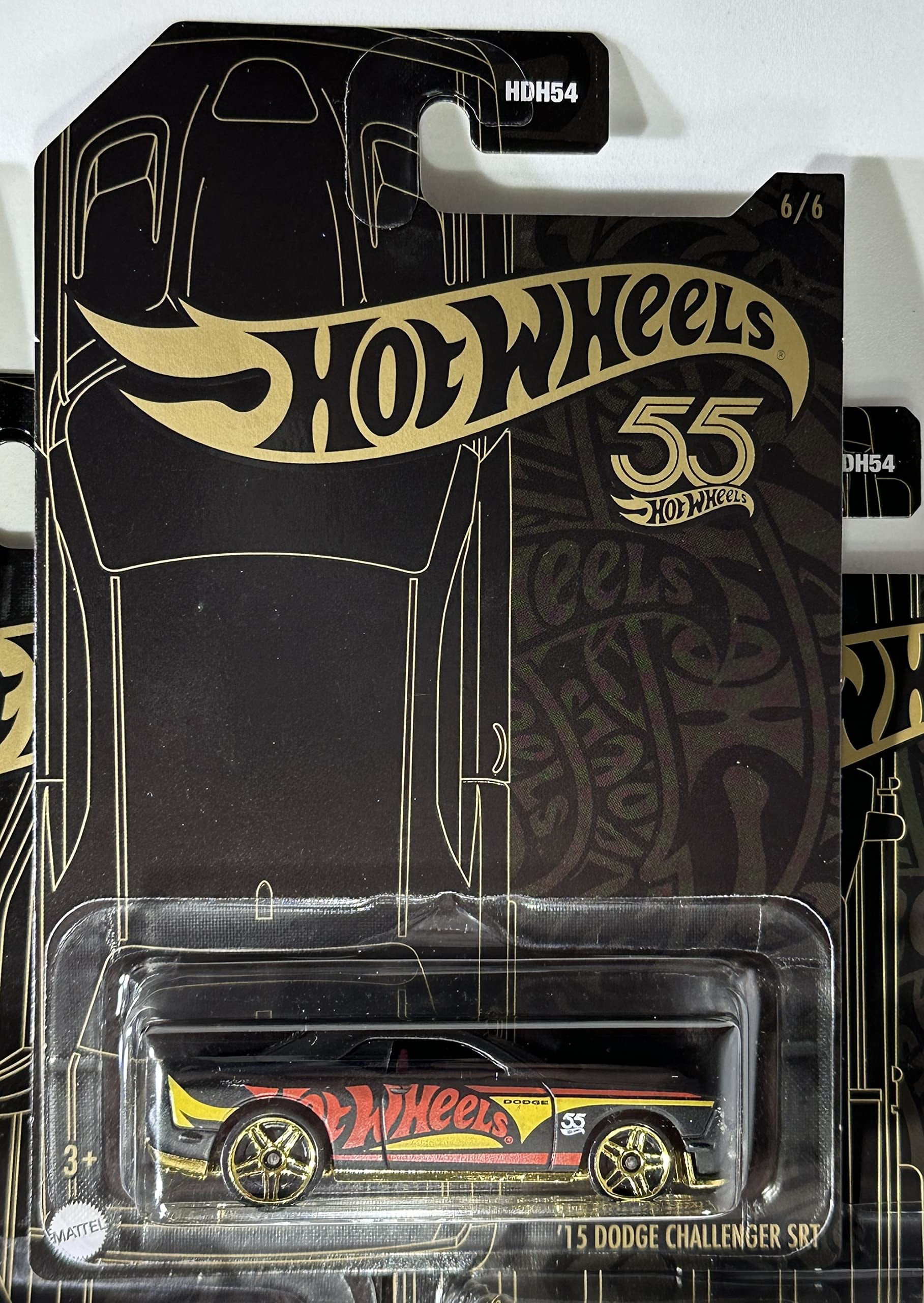 2023 Hot Wheels 55th Anniversary Pearl and Chrome Series Set of 5 Diecast Vehicles HDH54-956C