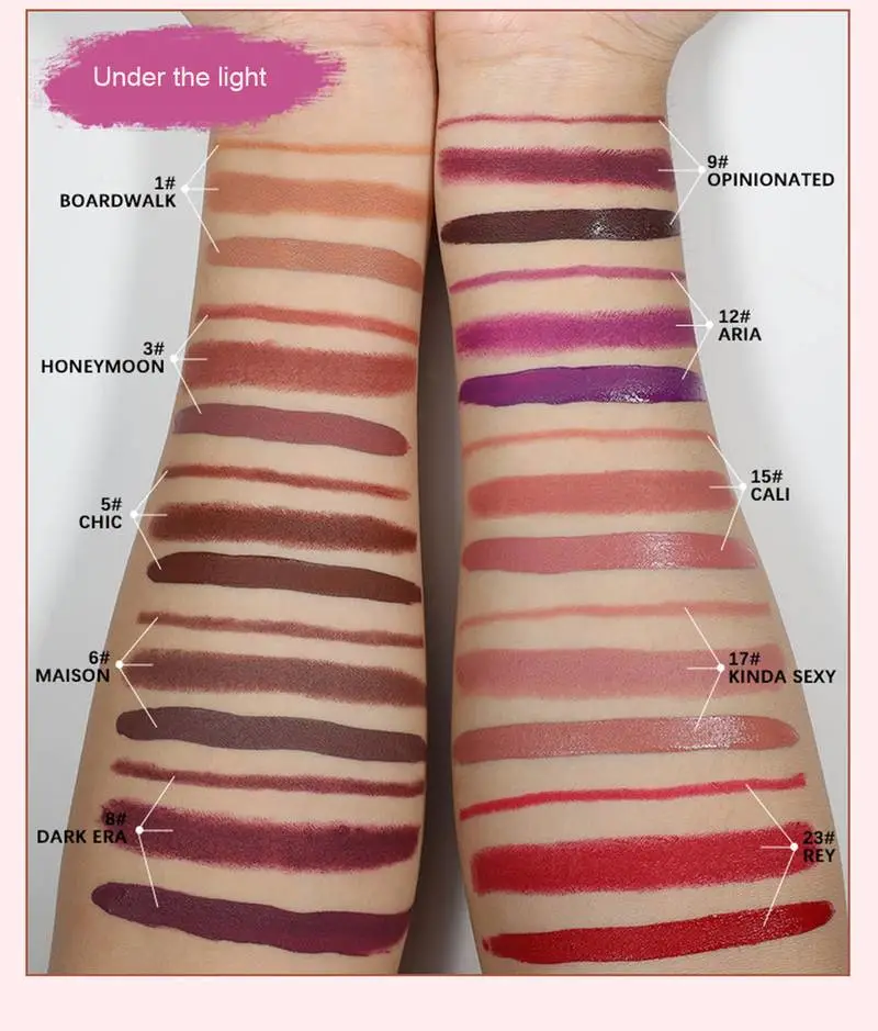 private label lip makeup kit 3Pcs Lip Liner and Lipstick Makeup Set