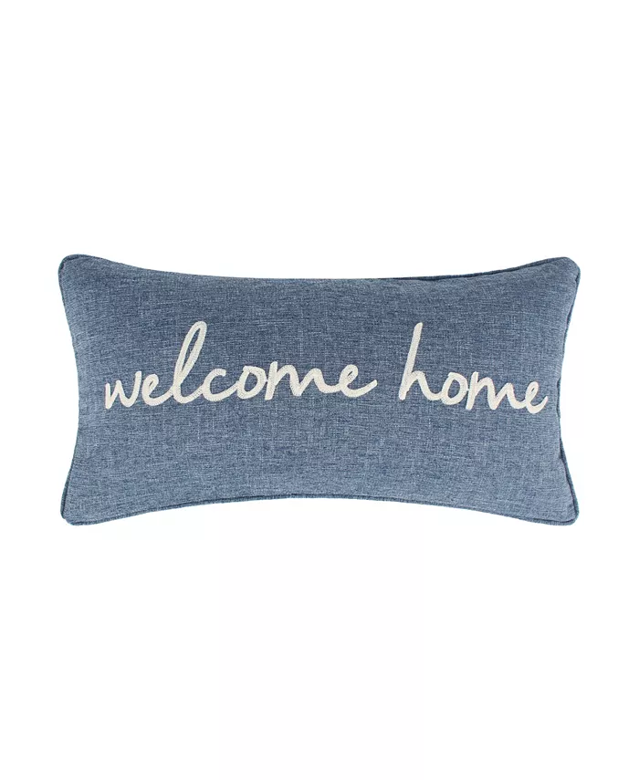 Levtex Home Tobago Embroidered Decorative Pillow， 24
