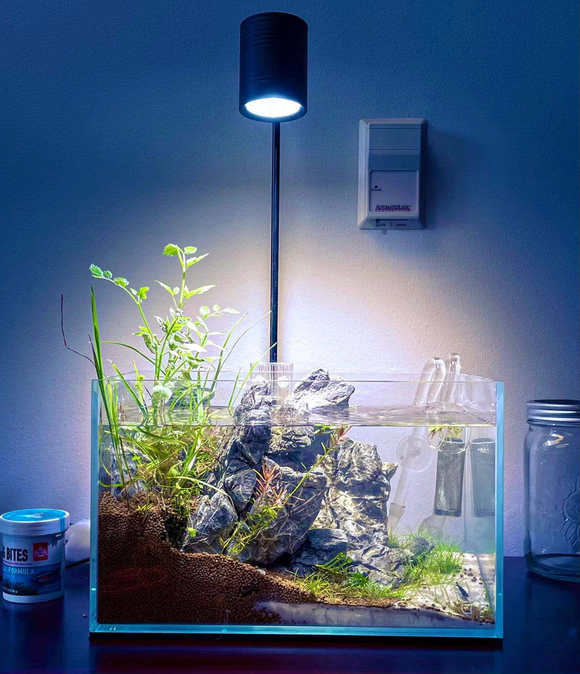 HIRO Aquatics Full Spectrum 15W COB LED Aquarium Spotlight， for Nano Tank/Wabikusa/Terrarium/Paludariums