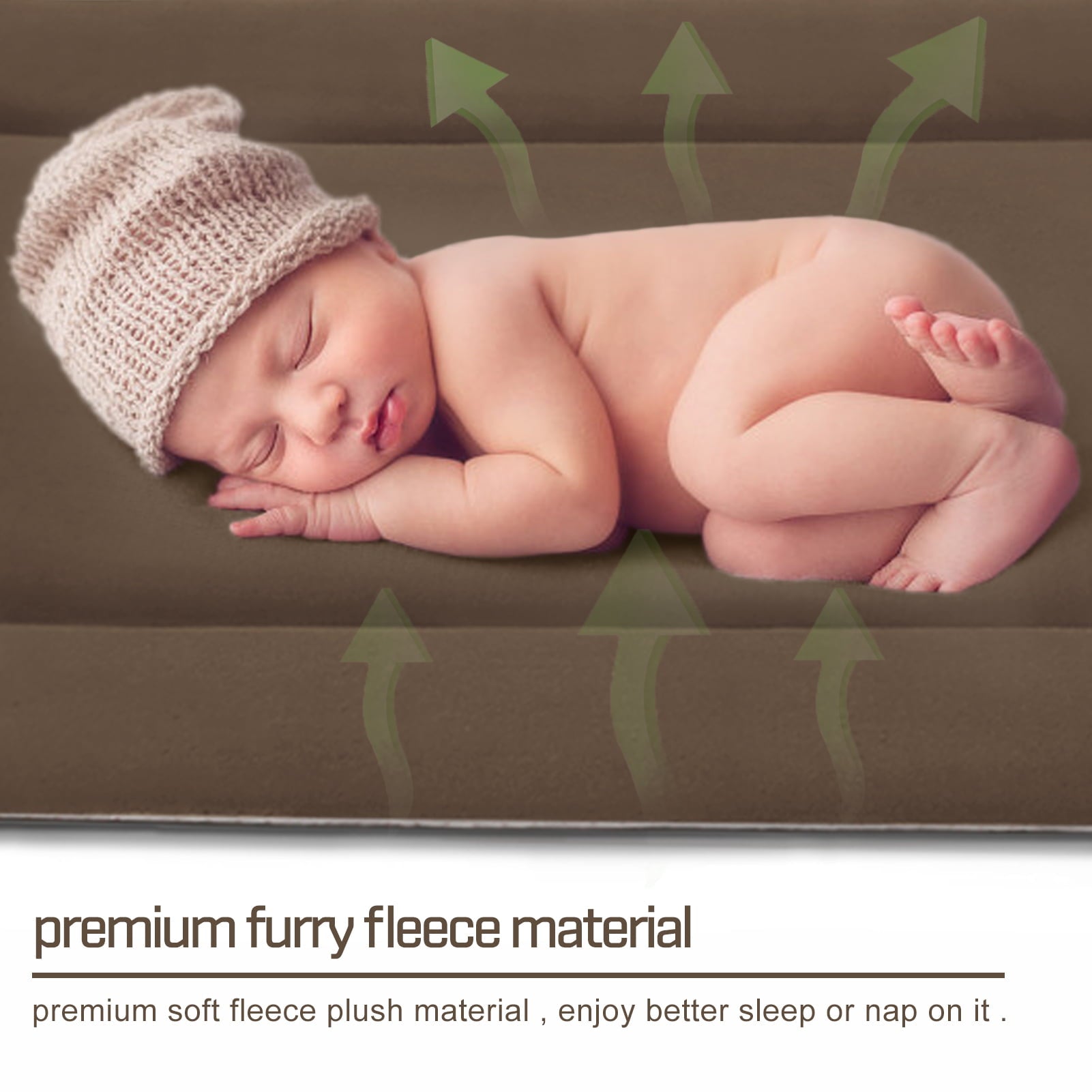 Hero Dog Large Dog Bed Crate Mat 35 in Washable Pet Beds Soft Dog Mattress Anti-Slip Kennel Mats (Dark Brown)